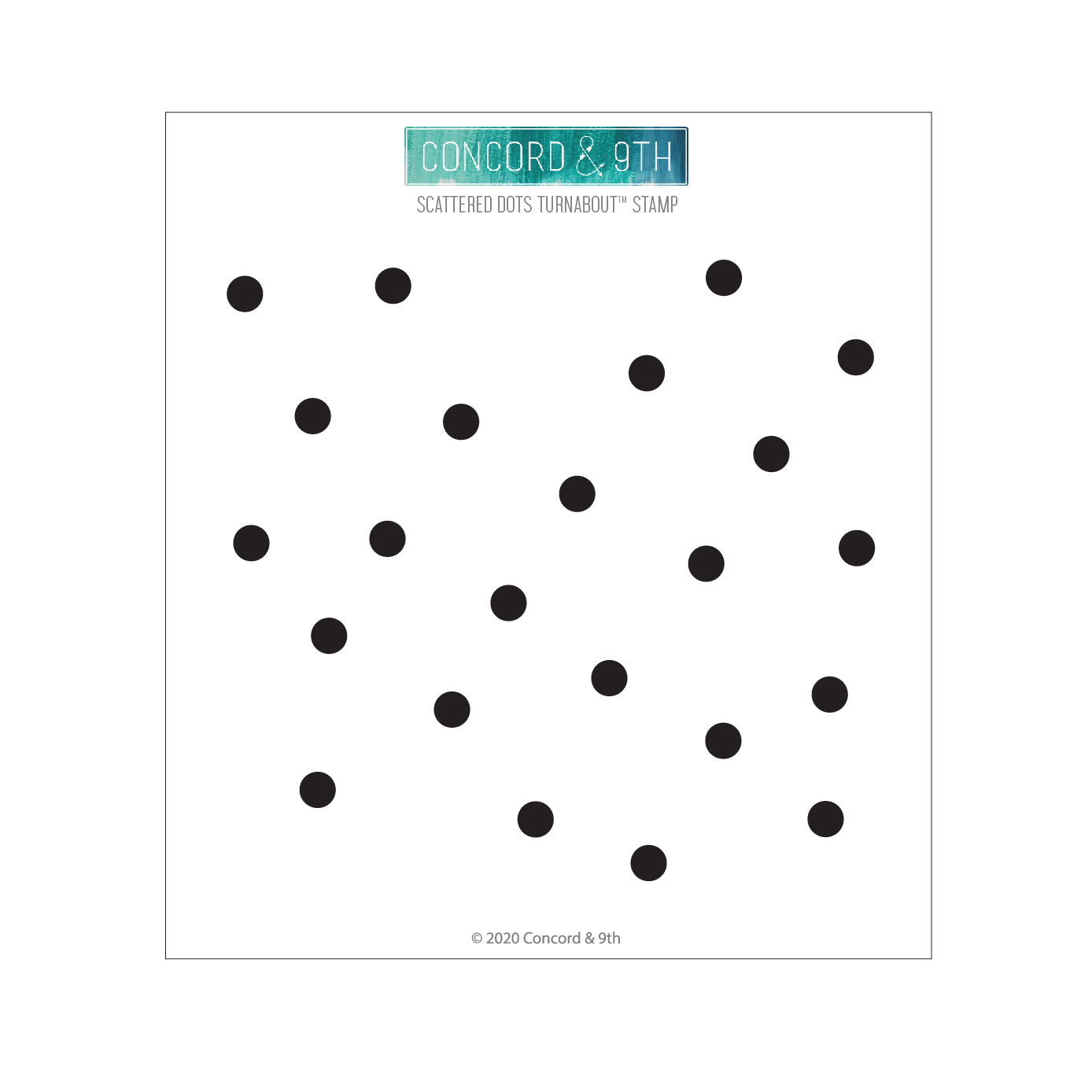 LAST CHANCE: Scattered Dots Turnabout™ Stamp