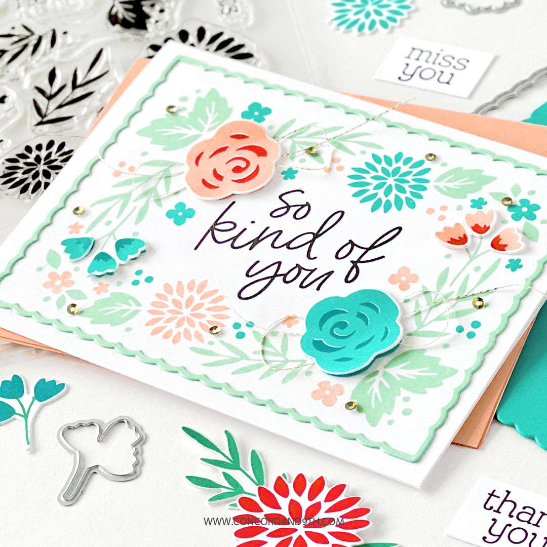 LAST CHANCE: Triple-Step Floral Frame Dies