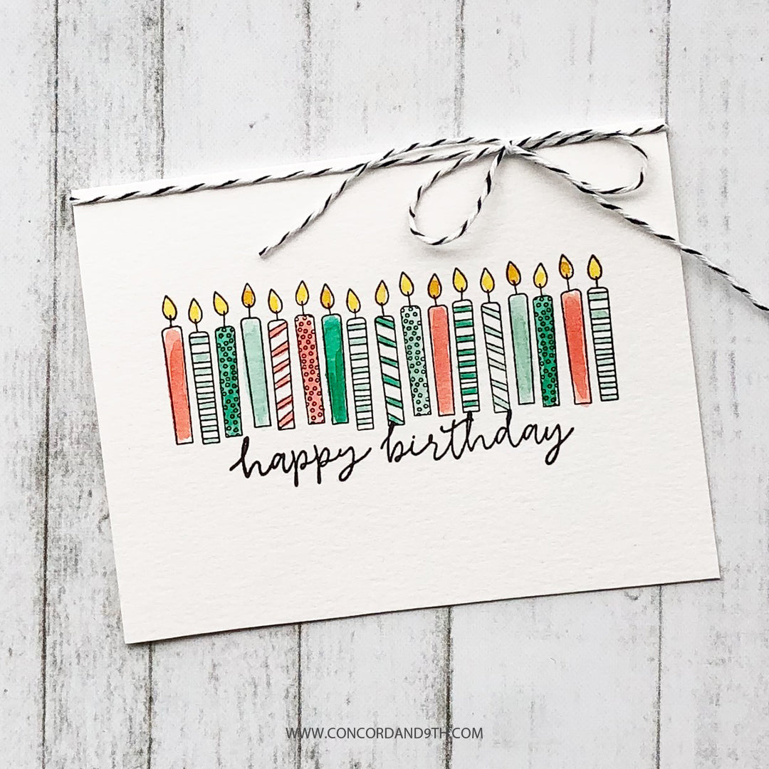 Paquete de pilas de cumpleaños