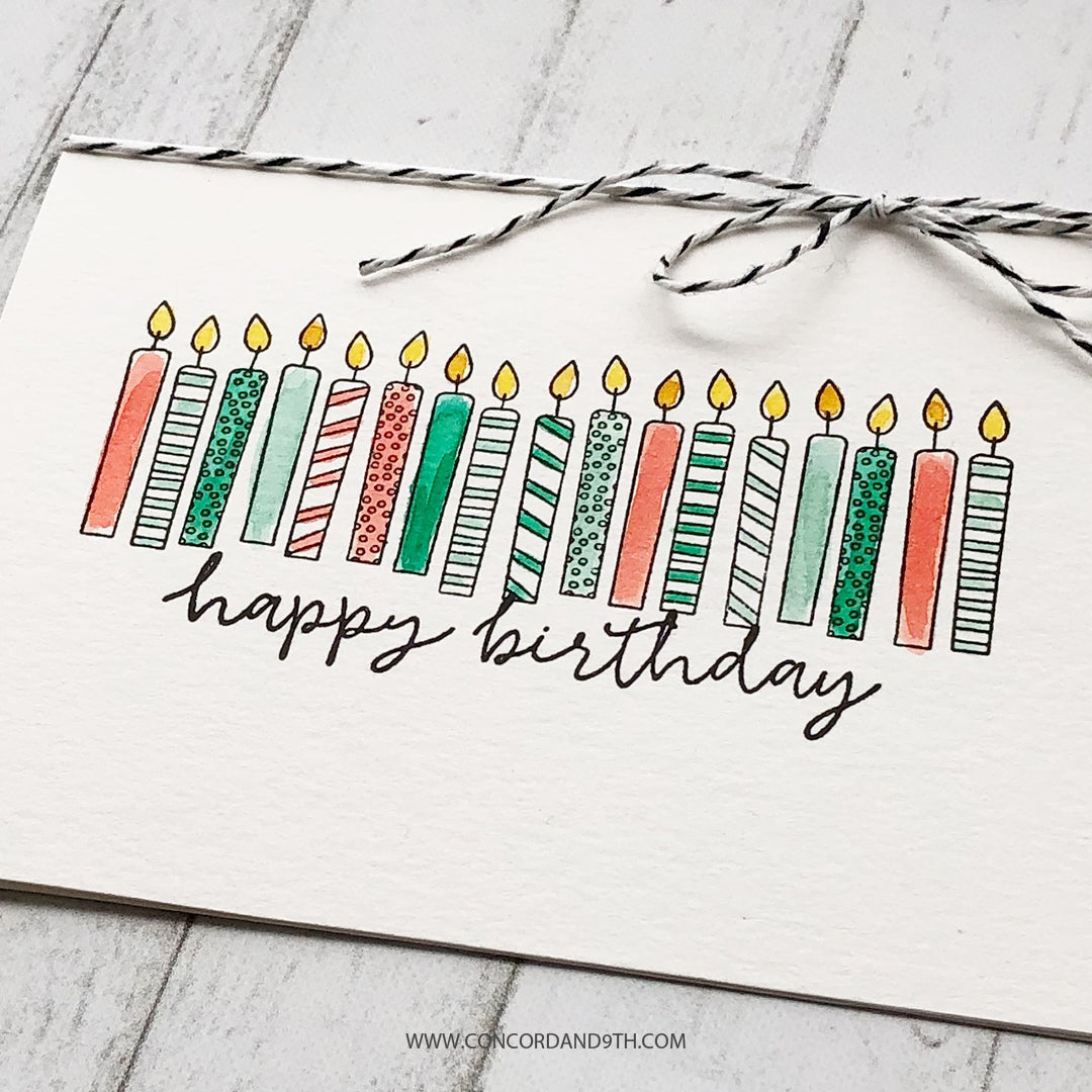 Paquete de pilas de cumpleaños