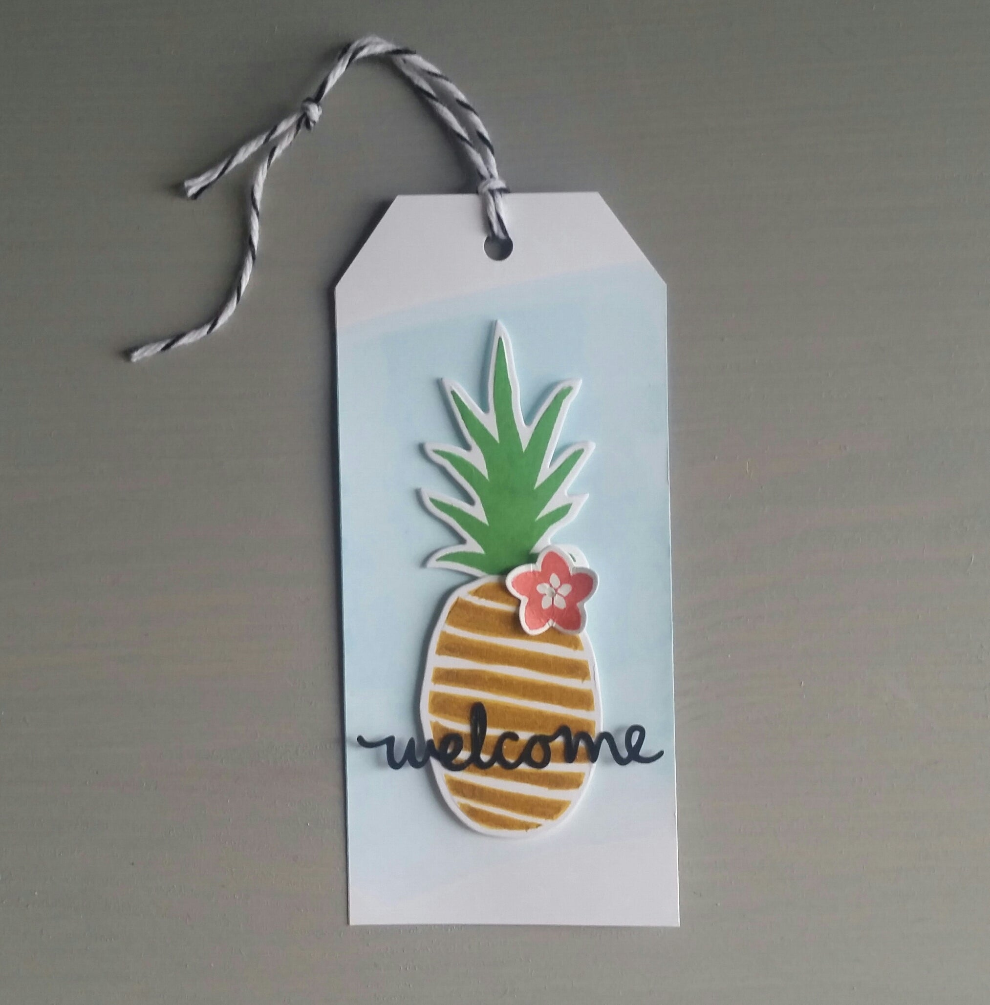 Juego de sellos Pop Art con forma de piña
