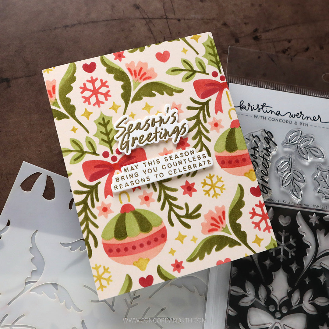 Holiday Cheer Greetings Dies