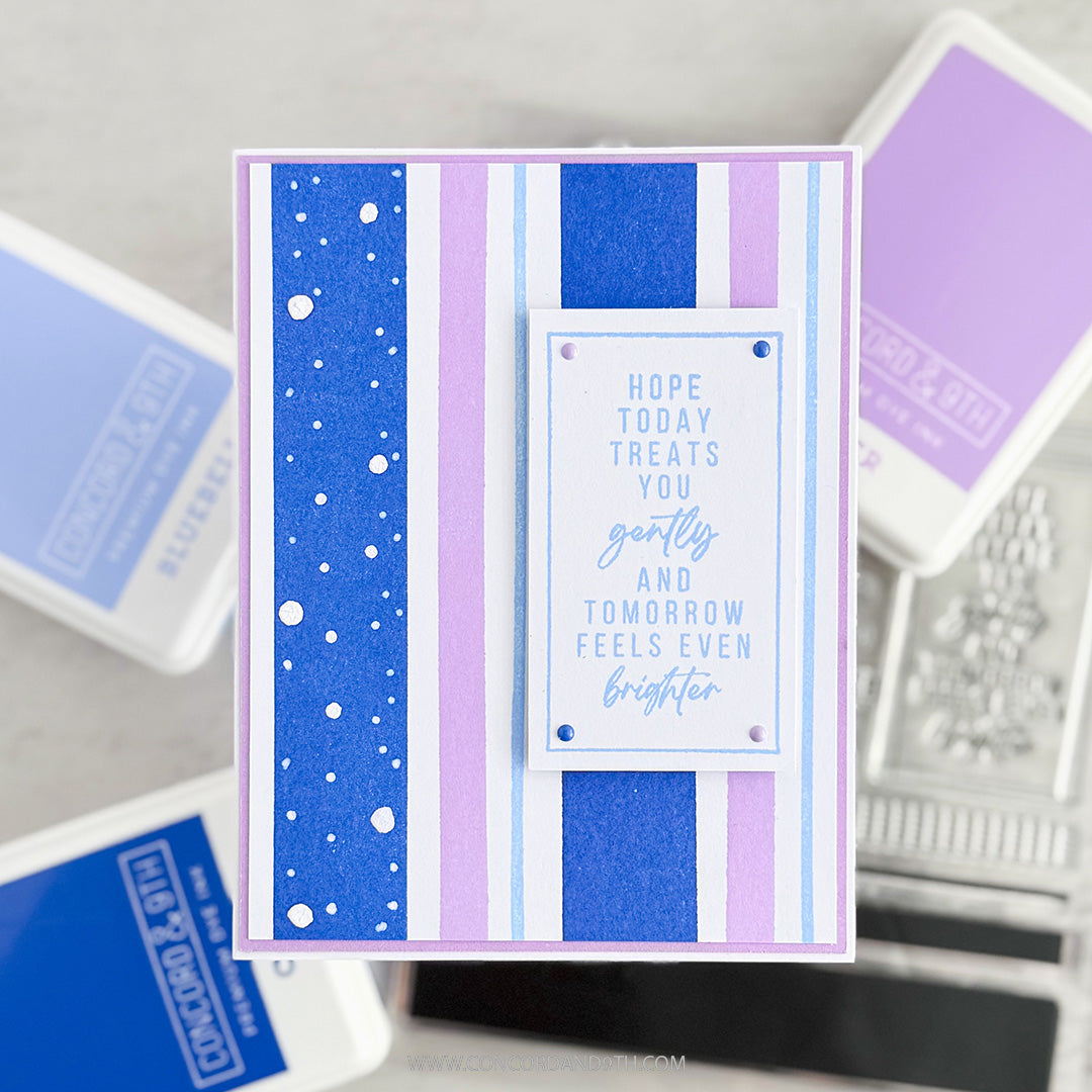 Bold Stripes Greetings Stamp Set