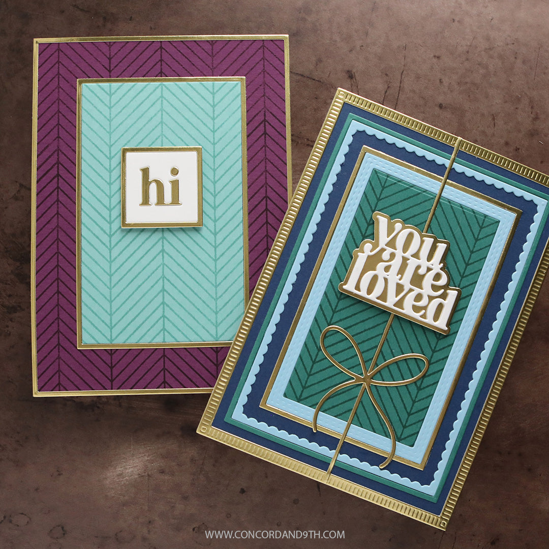 Easy Repeat Herringbone Background Stamp