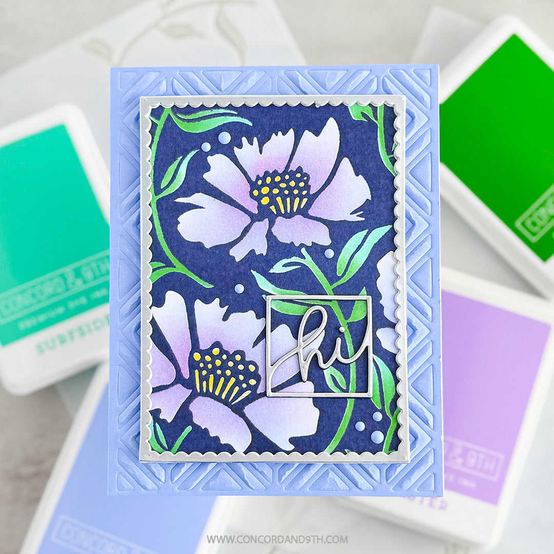Aubrey Blooms Background Stamp