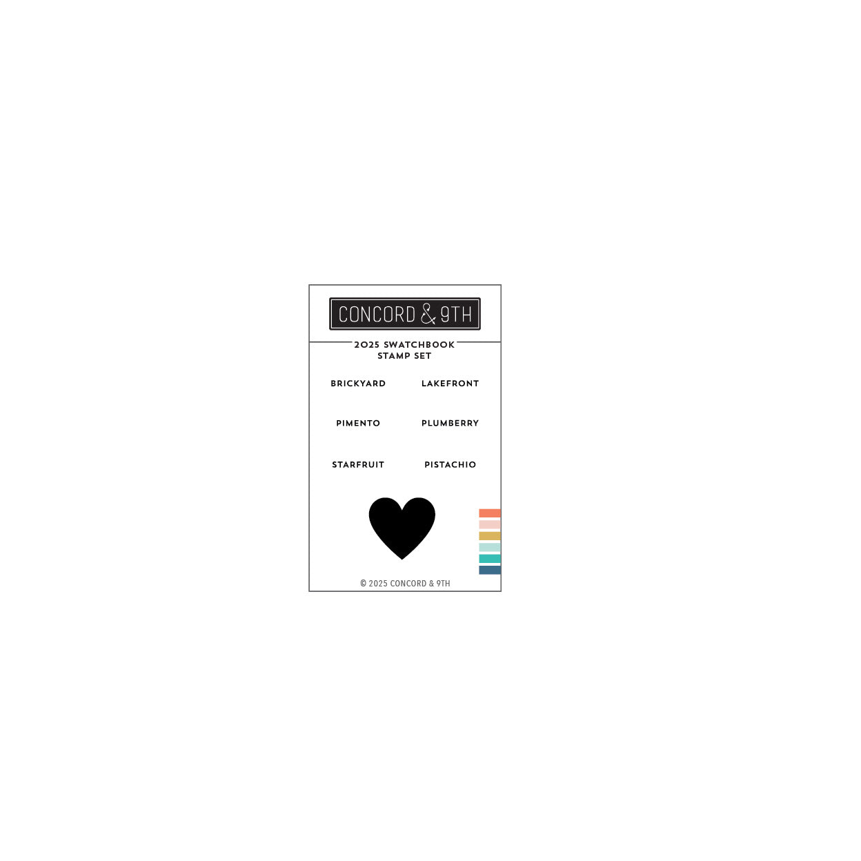 2025 Swatchbook Stamp Set