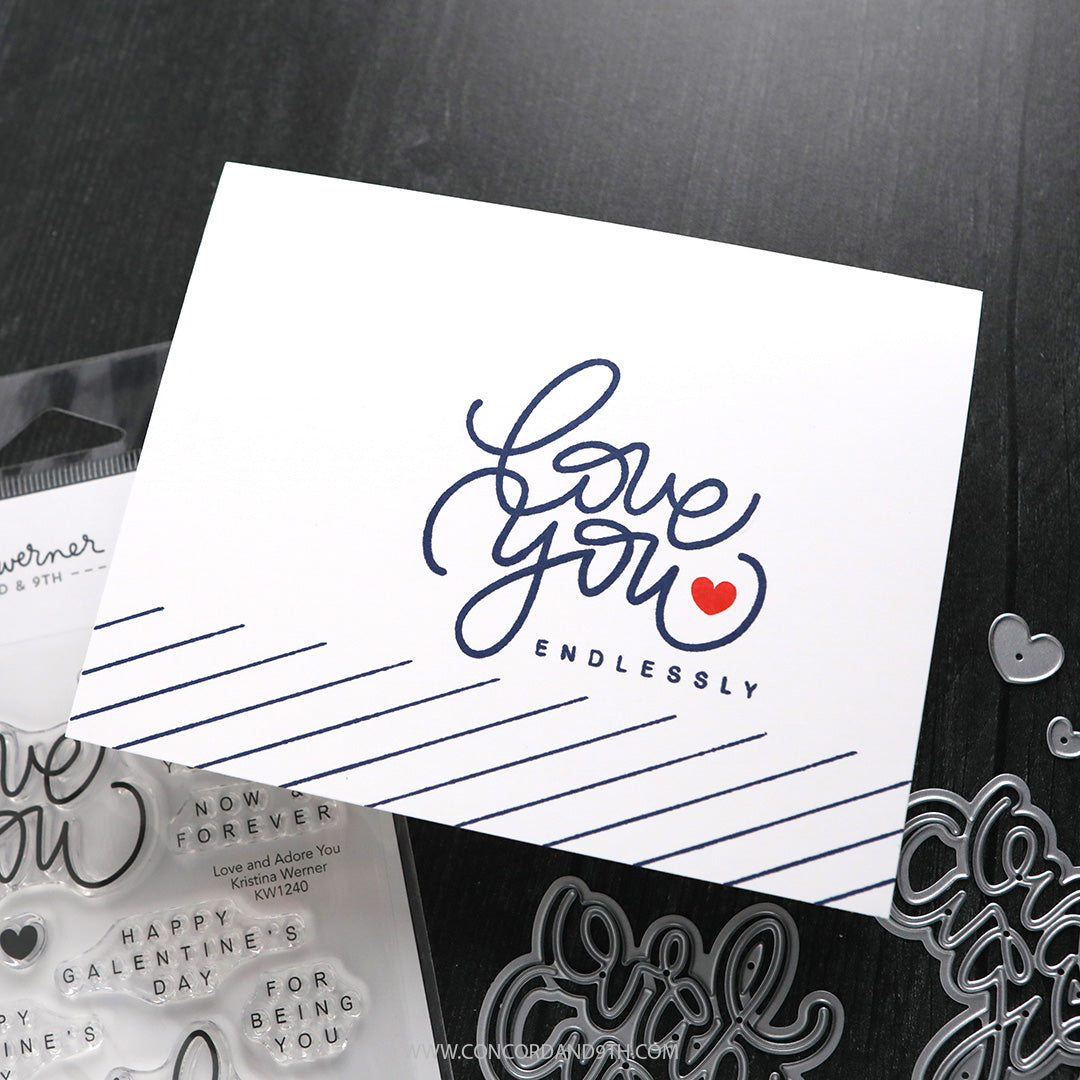 Love and Adore You Stamp Set