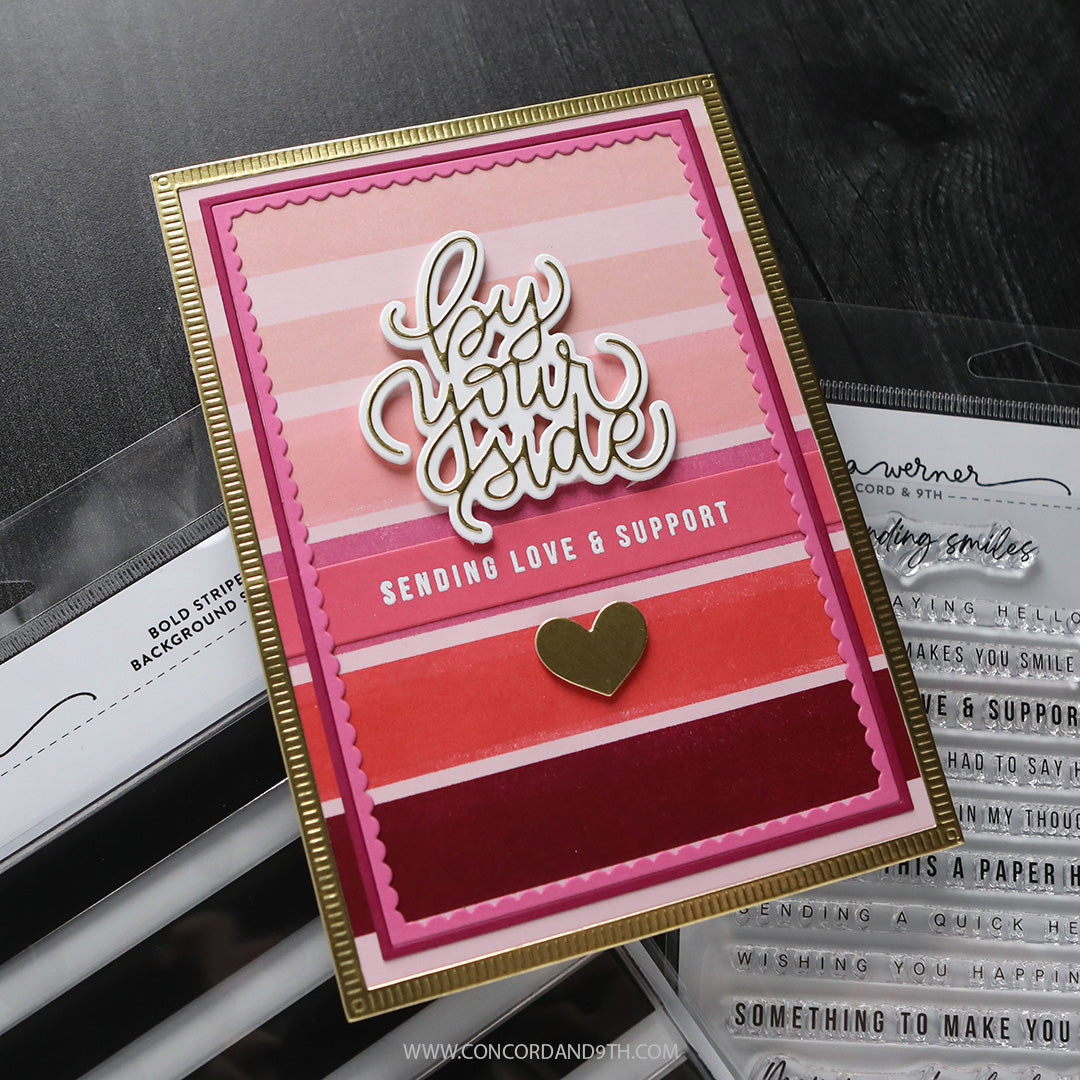 Bold Stripes Greetings Stamp Set