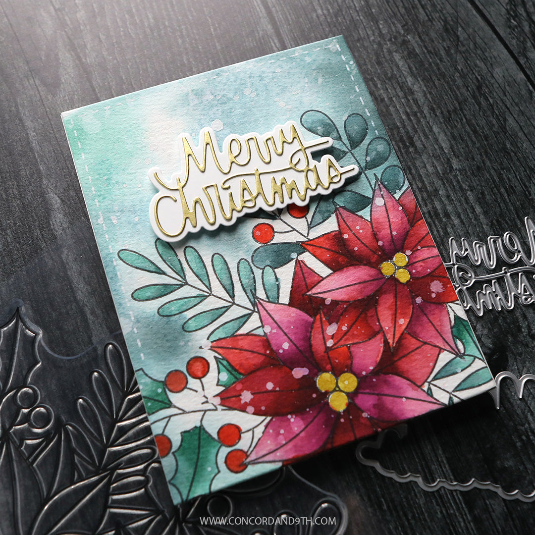 Winter Greenery Background Bundle