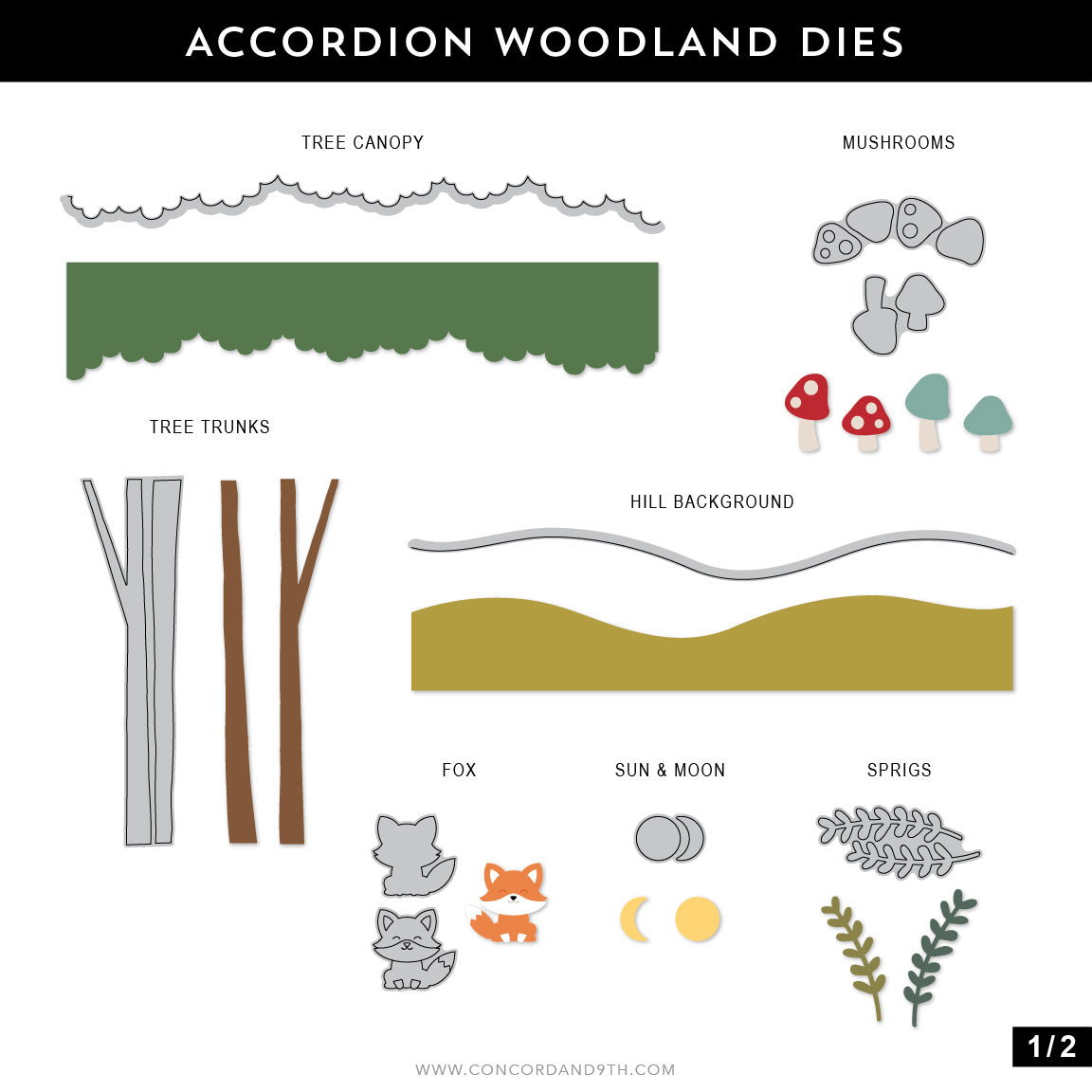 Accordion Woodland Bundle