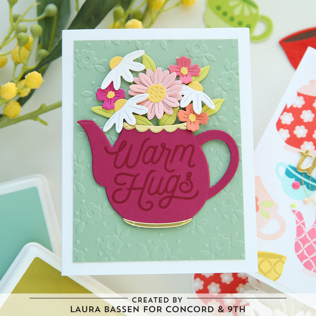 Tea Blossom Embossing Folder