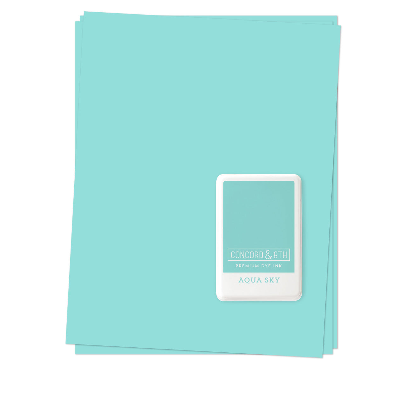 Cardstock: Aqua Sky Ink Pad & Cardstock BUNDLE