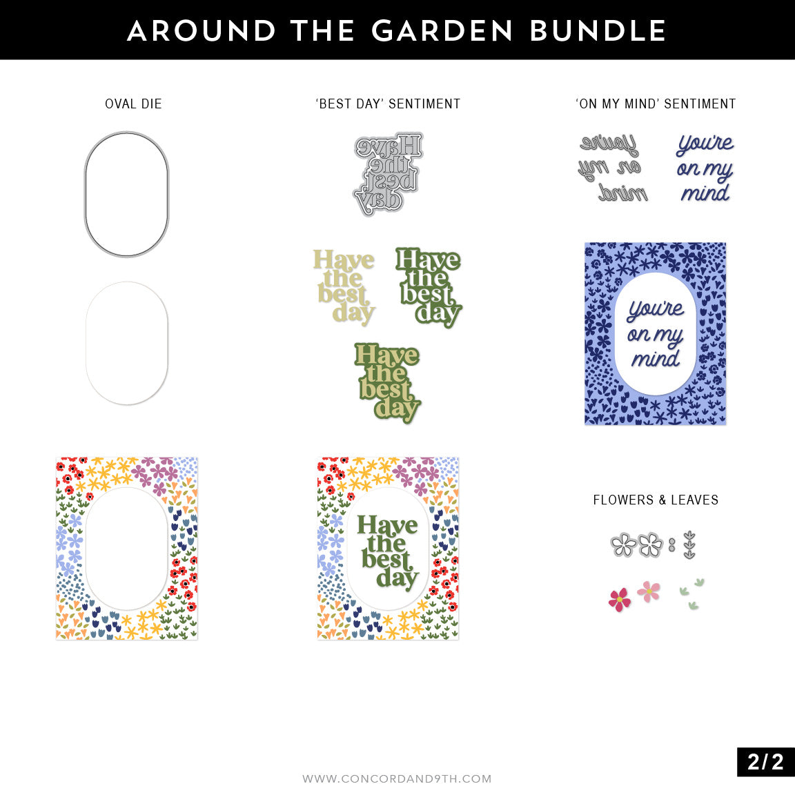 Around the Garden Stencil Pack