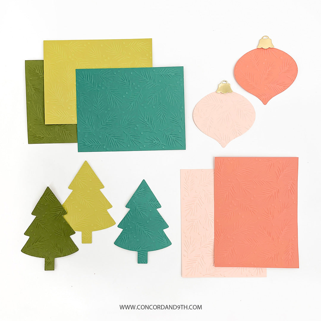 Berries & Boughs Embossing Folder