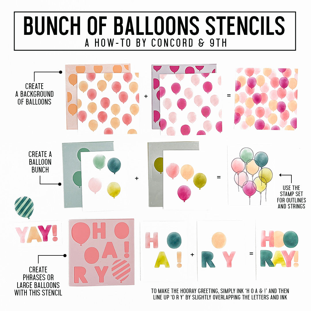 Paquete de manojo de globos