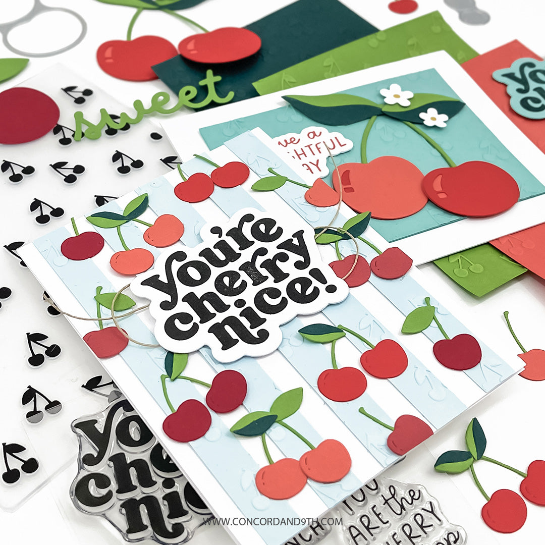 Cherry Nice Embossing Folder