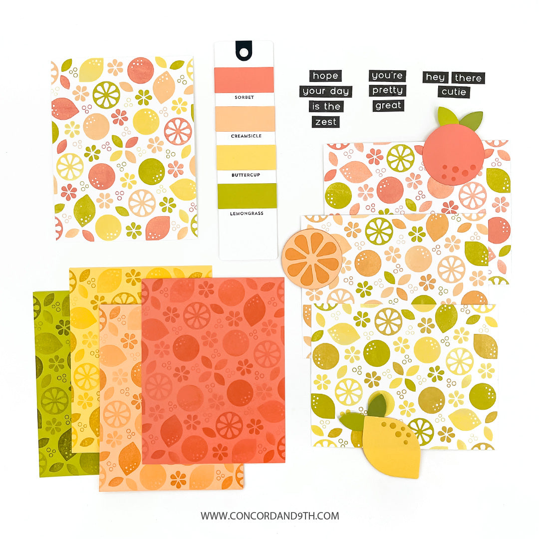 Citrus Twist Turnabout™ Stamp Set