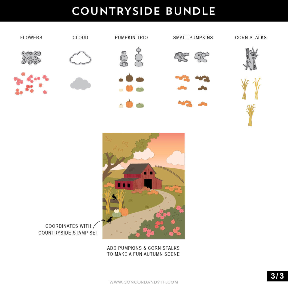 Countryside Stamp Set