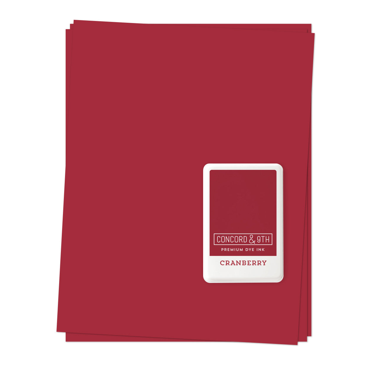 Cardstock: Cranberry Ink Pad & Cardstock BUNDLE