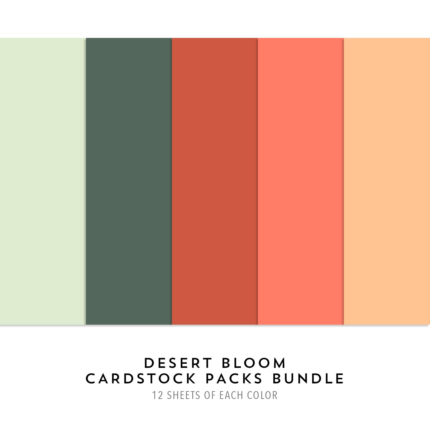 Desert Bloom Cardstock Packs Bundle