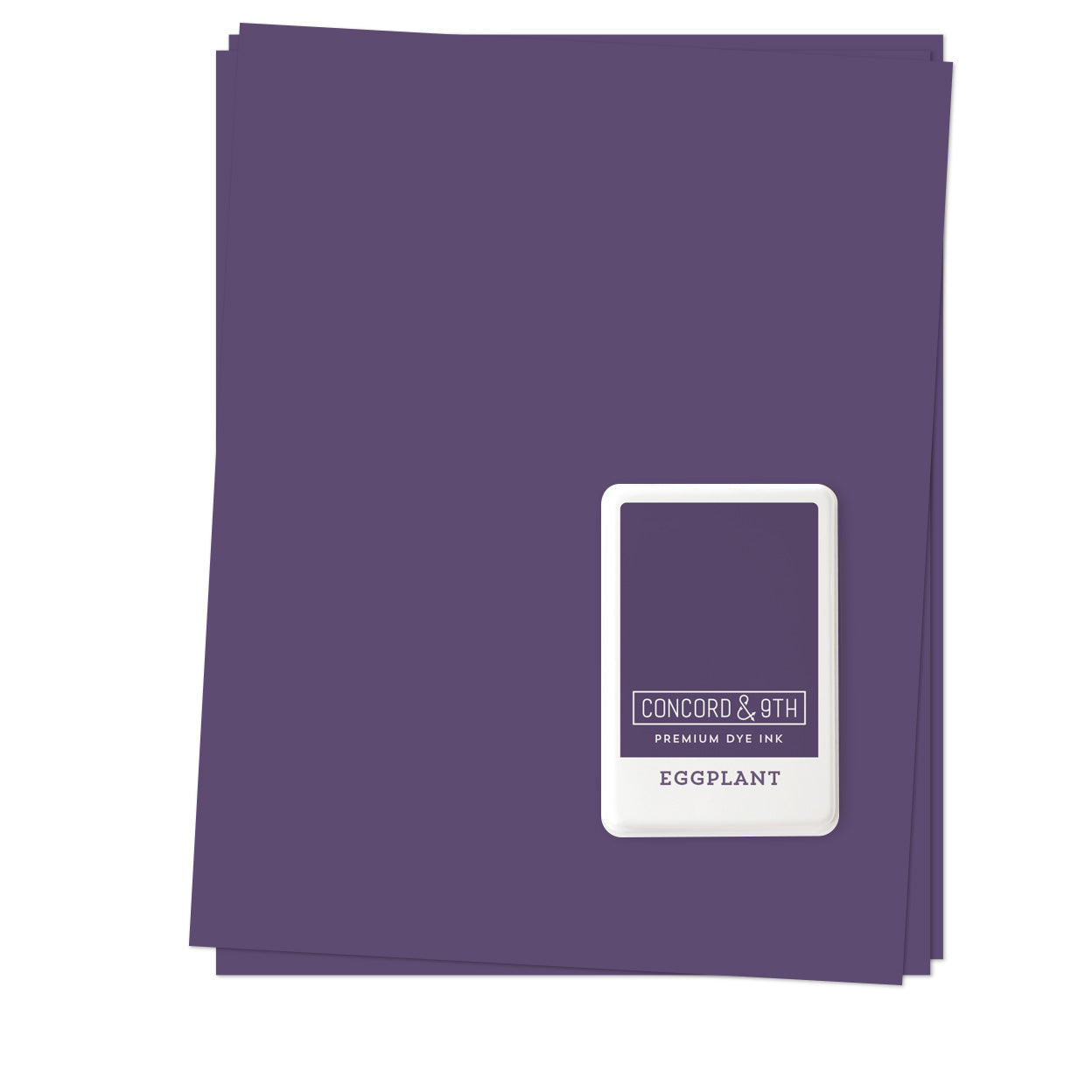 Cardstock: Eggplant Ink Pad & Cardstock BUNDLE