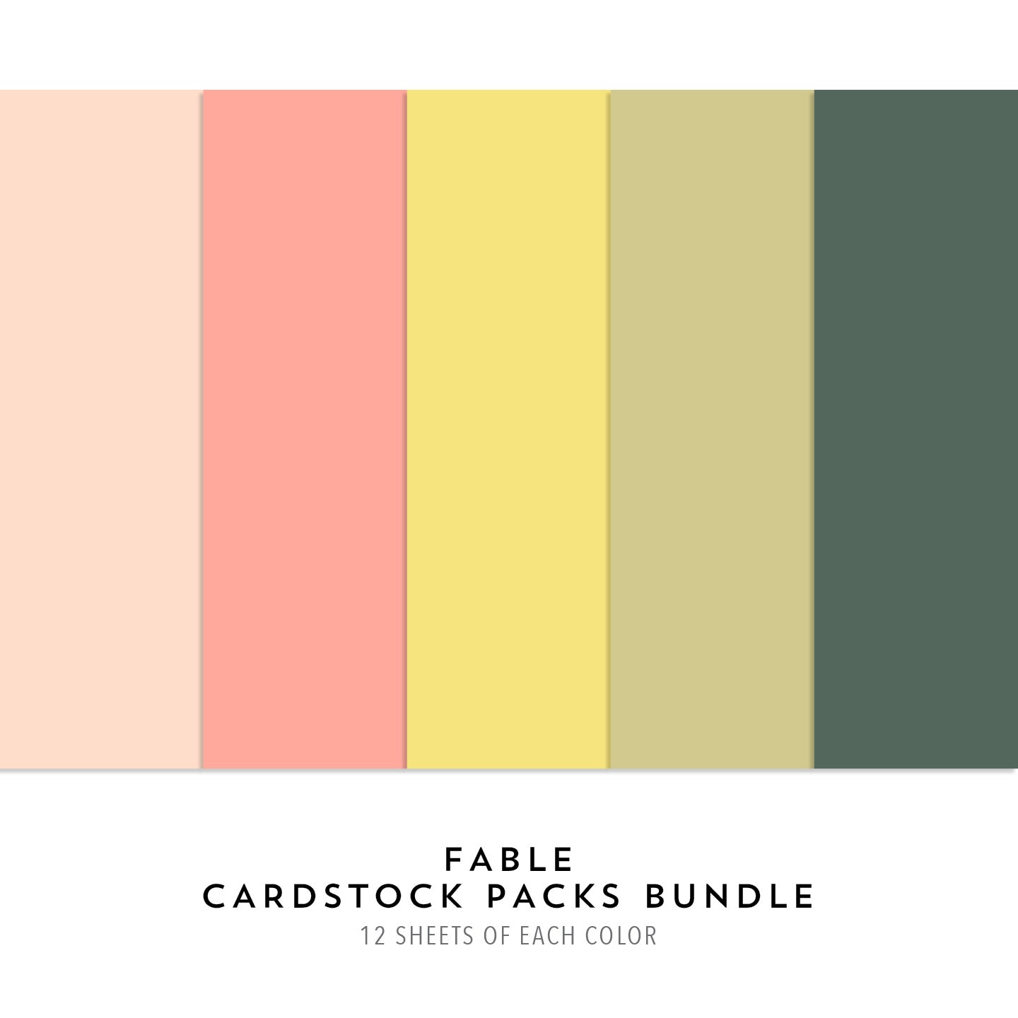 Fable Cardstock Packs Bundle