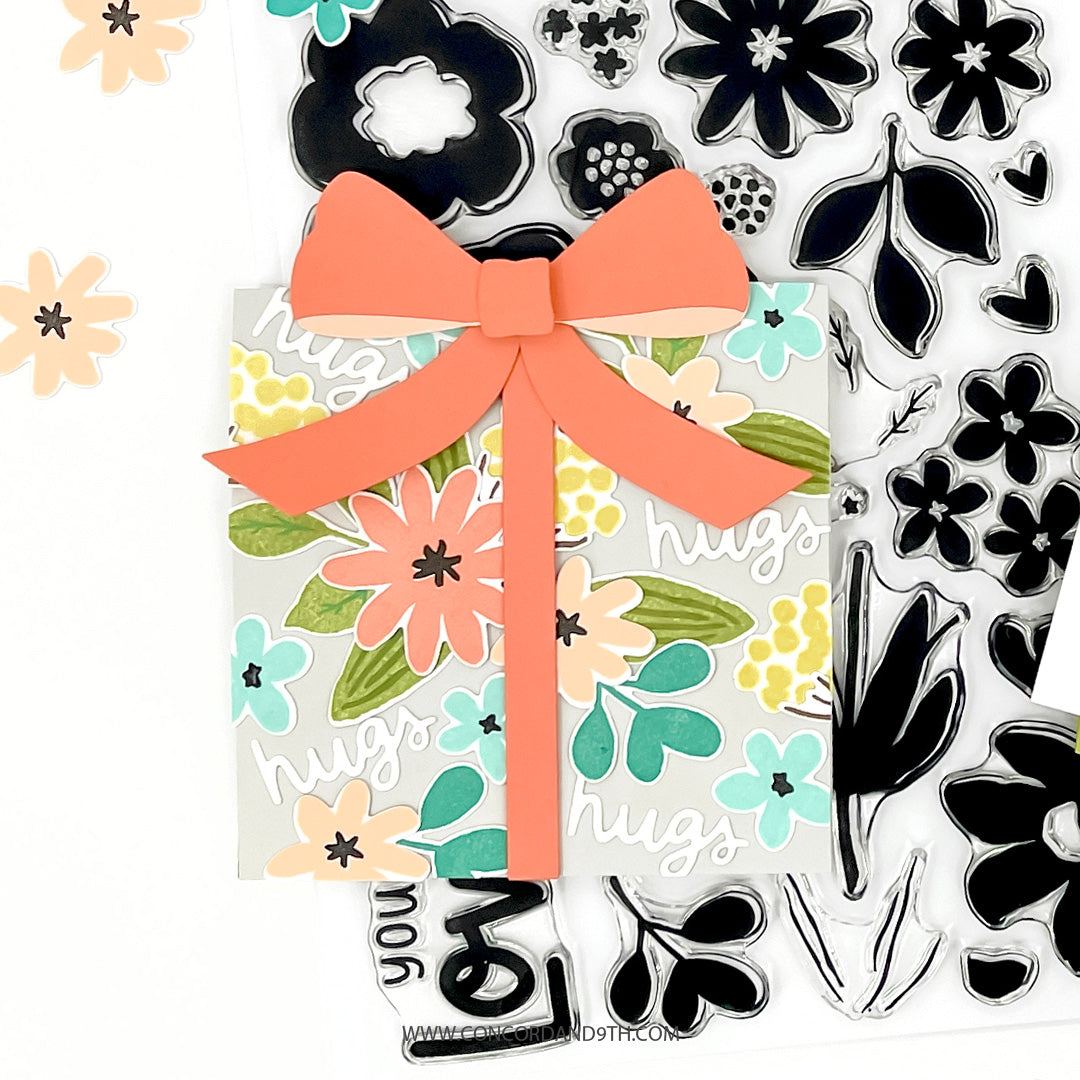 Juego de sellos Flower Medley 