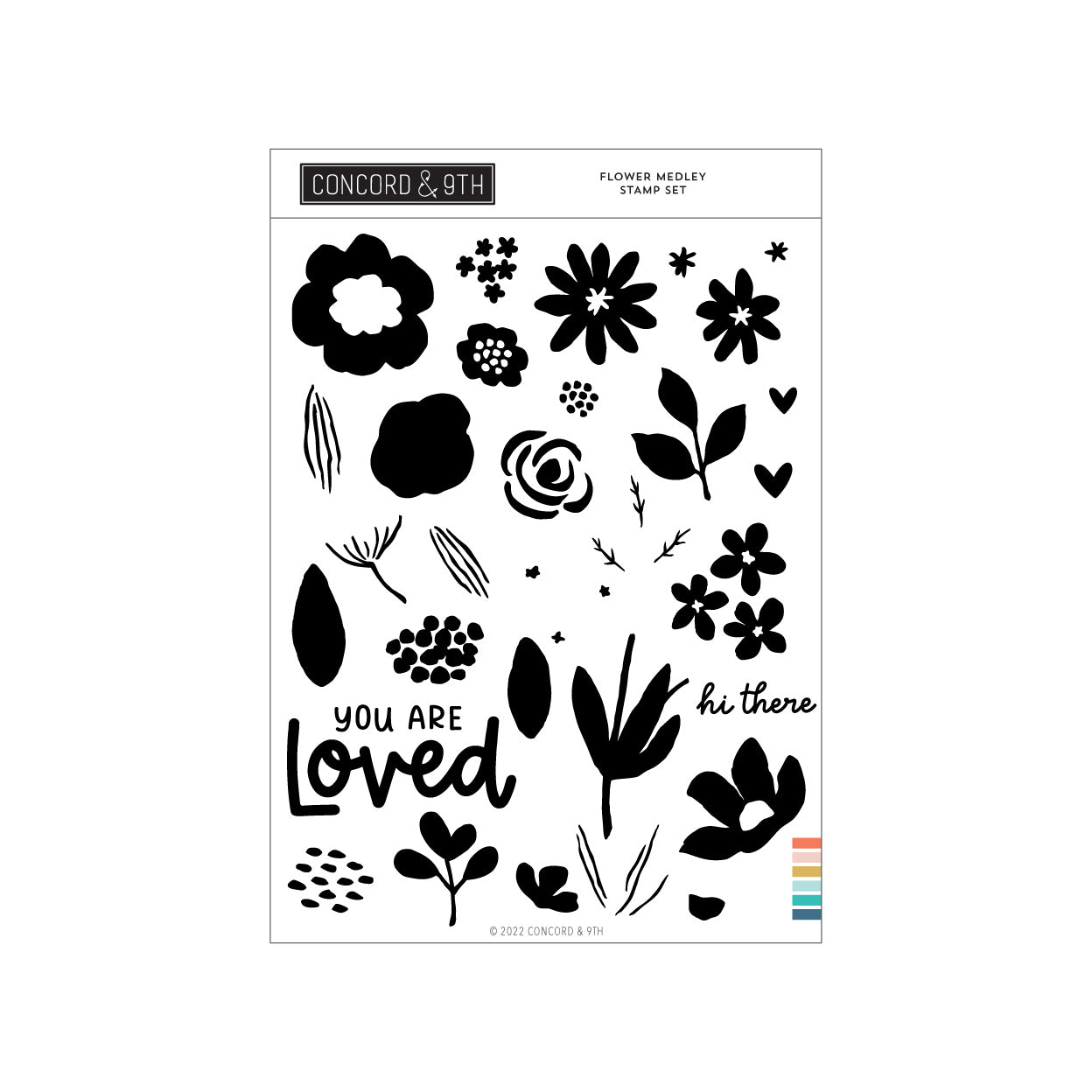 LAST CHANCE: Flower Medley Stamp Set