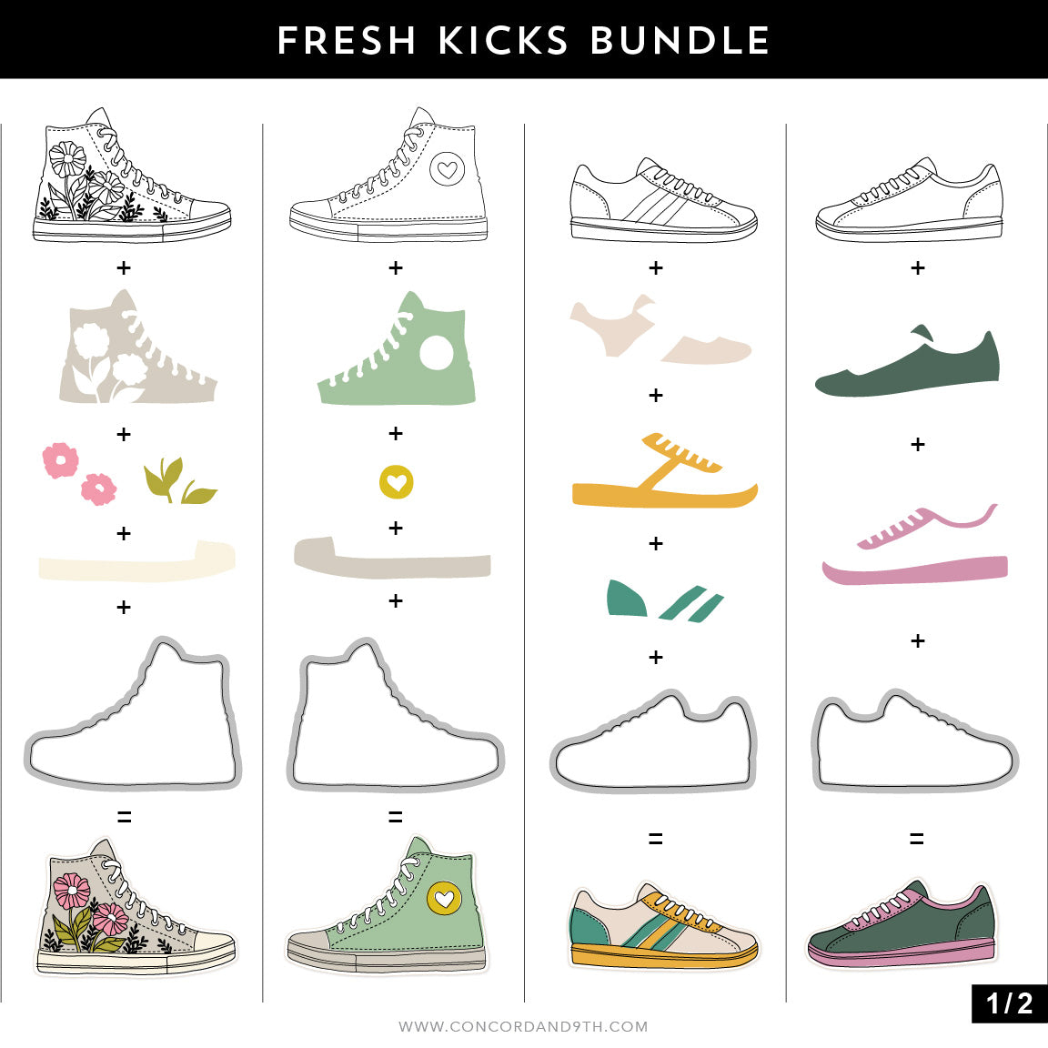Fresh Kicks Stamp Set