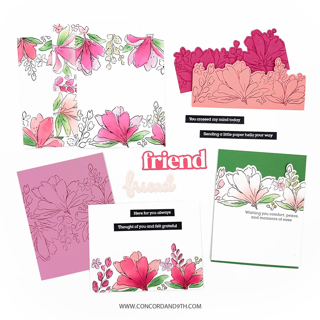 Garden's Edge Stencil Pack