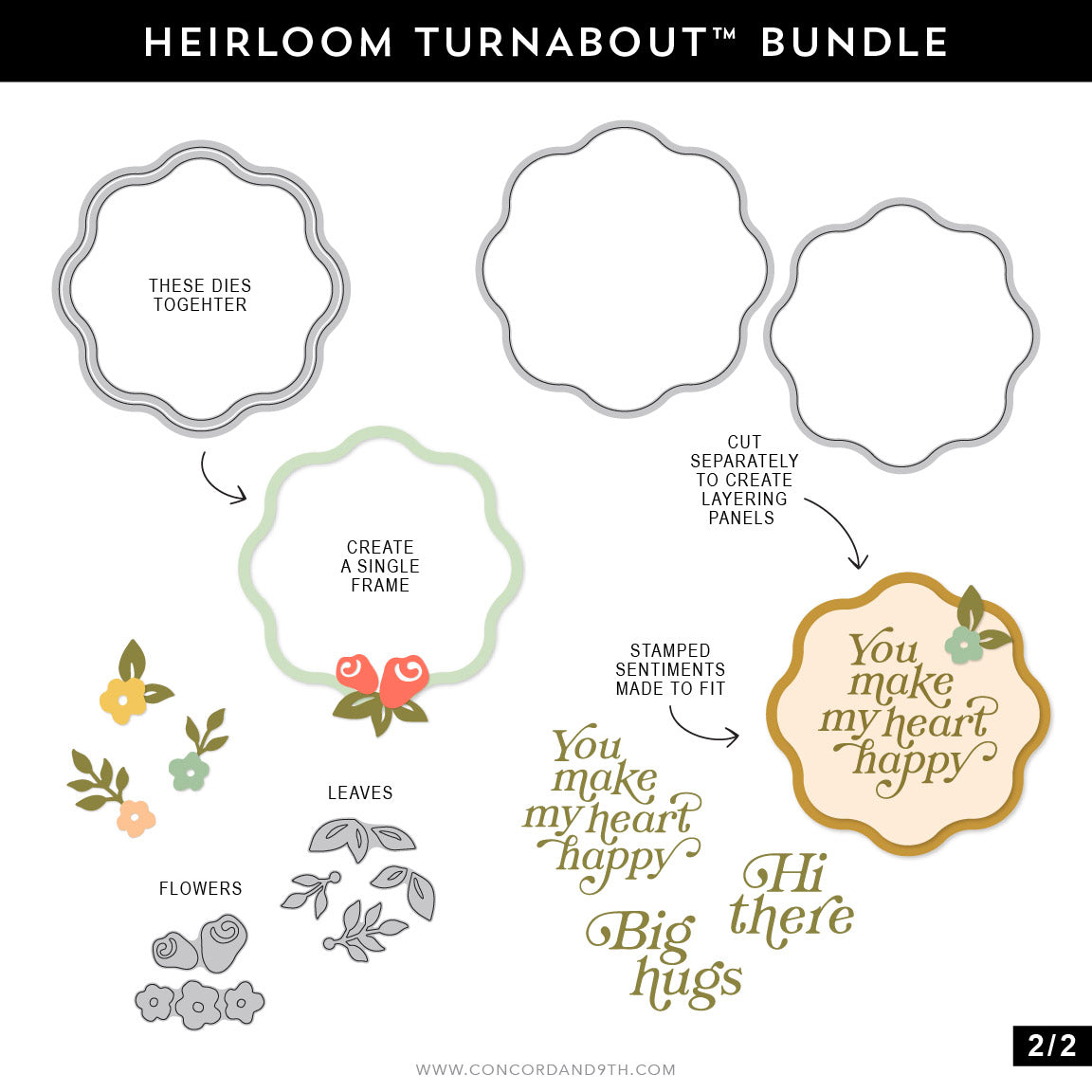 Heirloom Turnabout™ Stamp Set