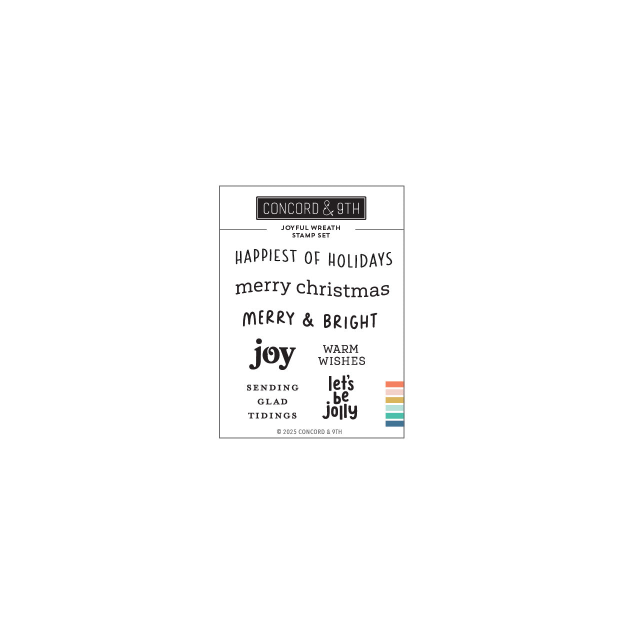 Joyful Wreath Stamp Set