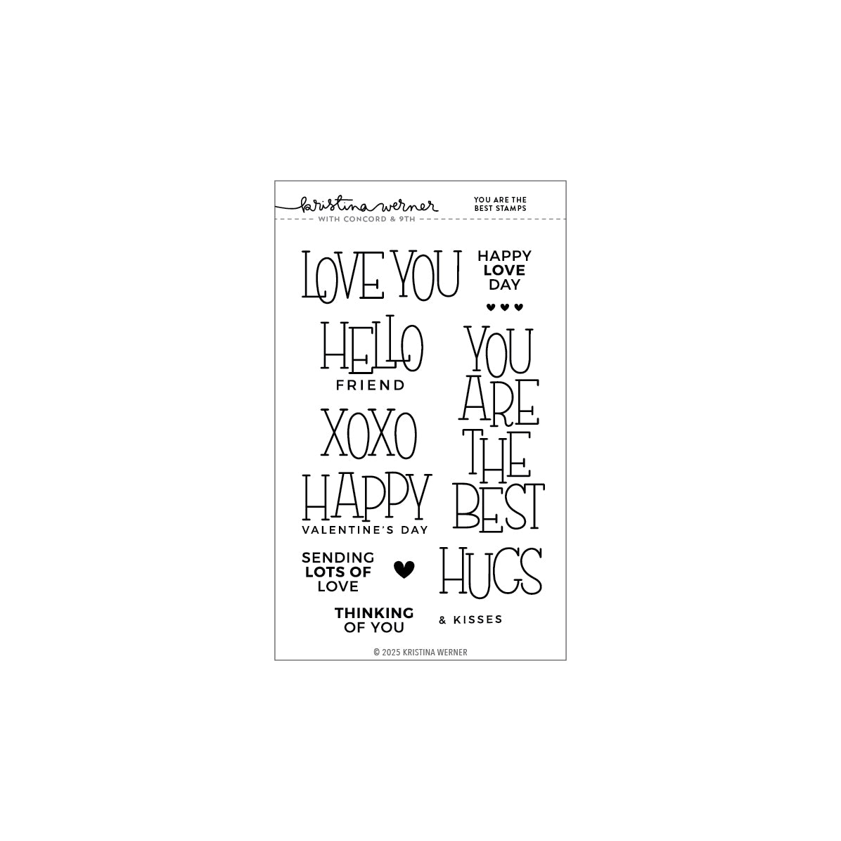 You Are The Best Stamp Set