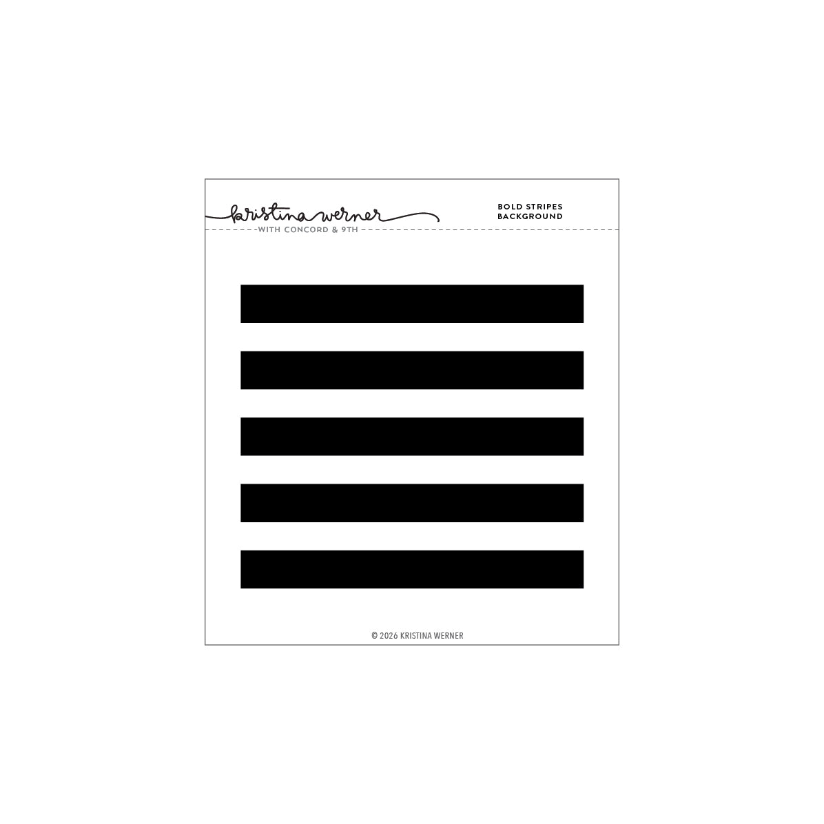Bold Stripes Background Stamp