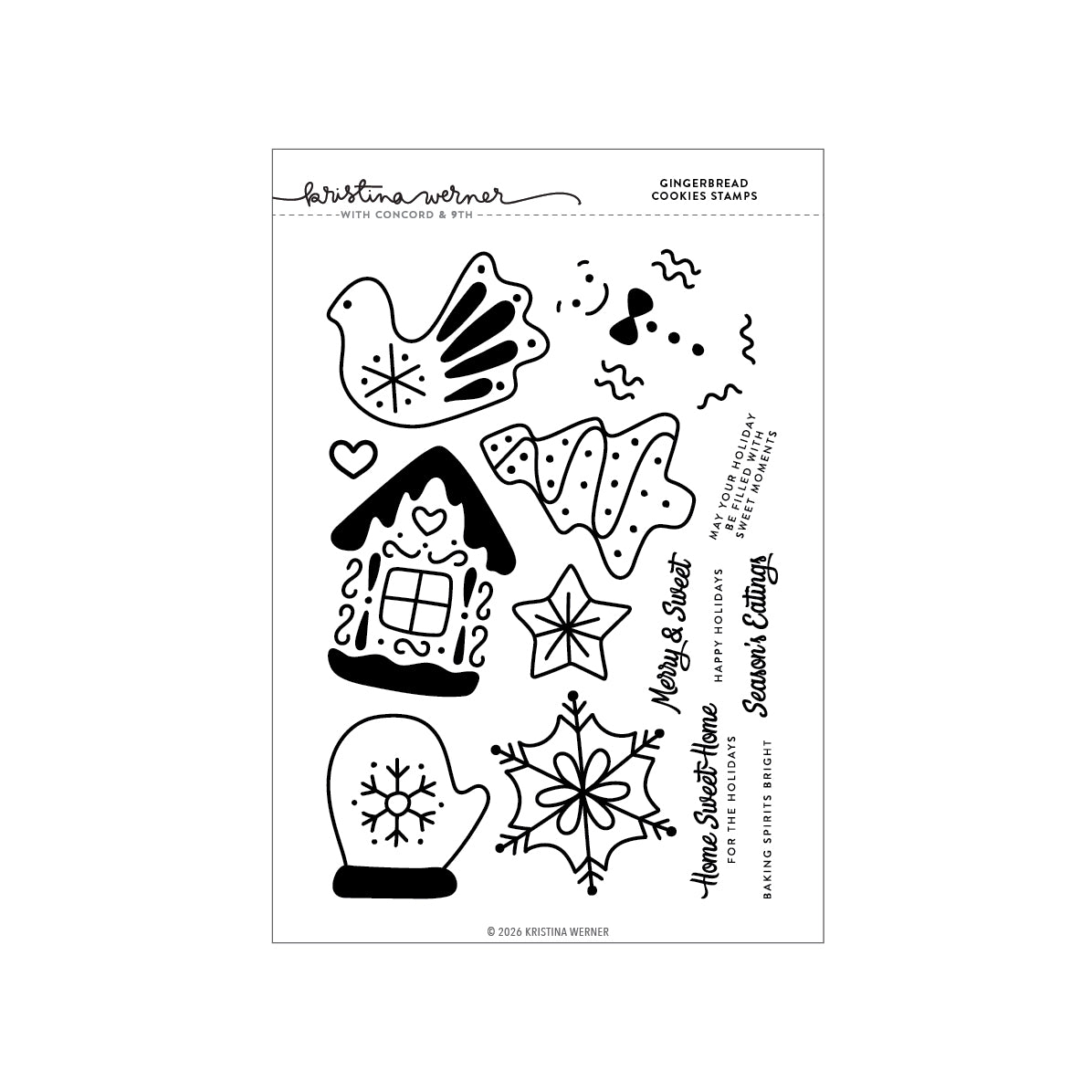 Gingerbread Cookies Stamp Set