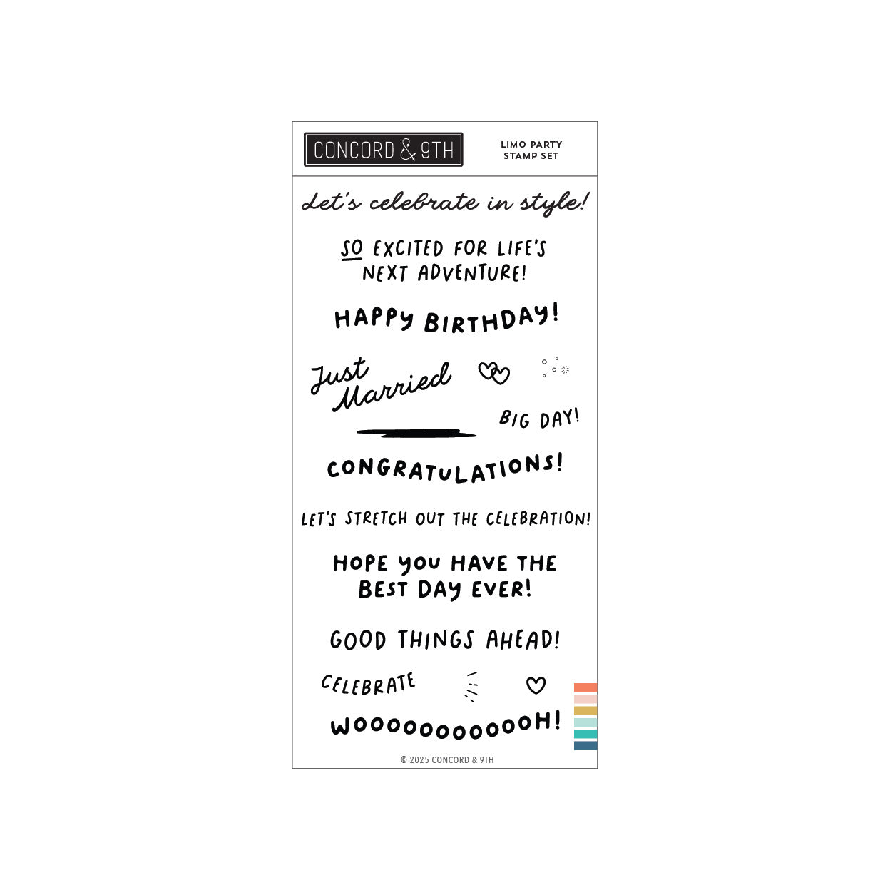 Limo Party Stamp Set