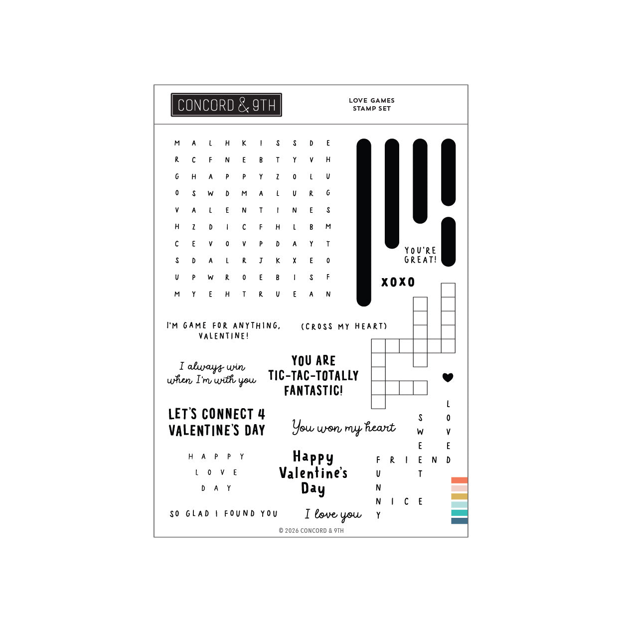 Love Games Stamp Set