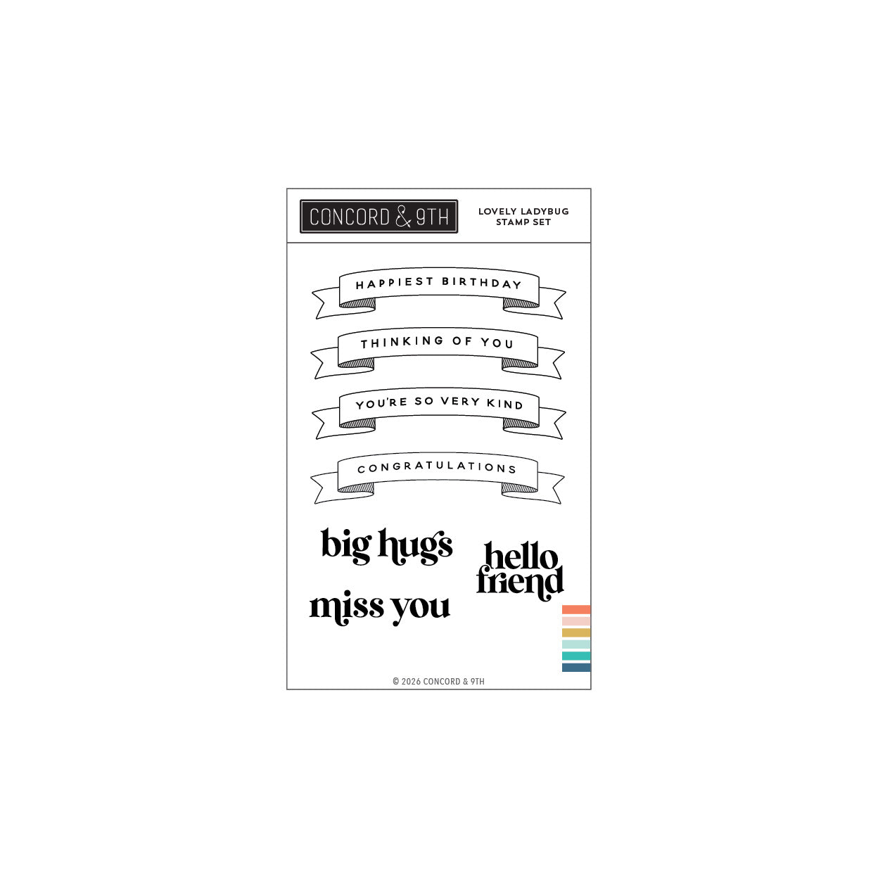 Lovely Ladybug Stamp Set