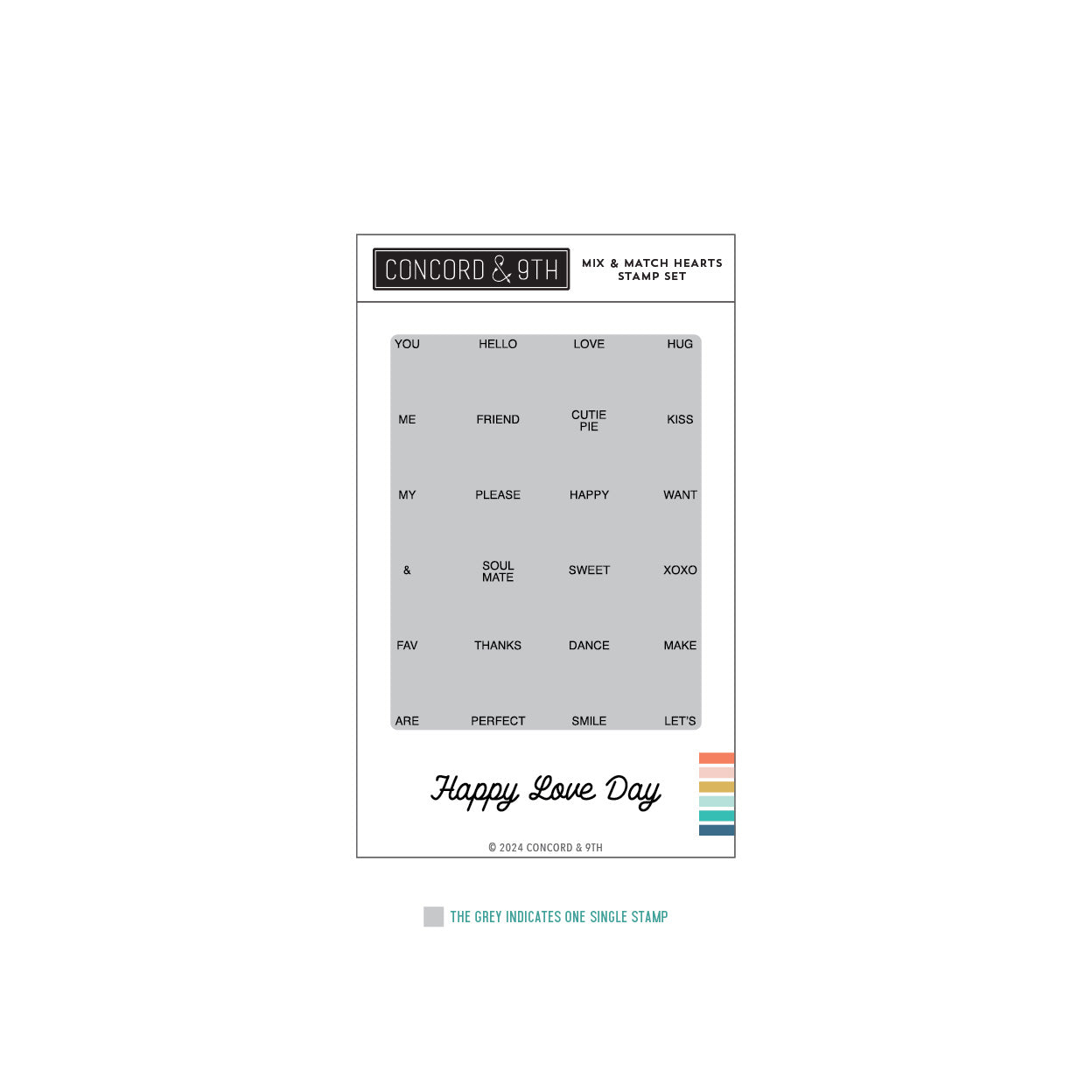 Mix & Match Hearts Stamp Set