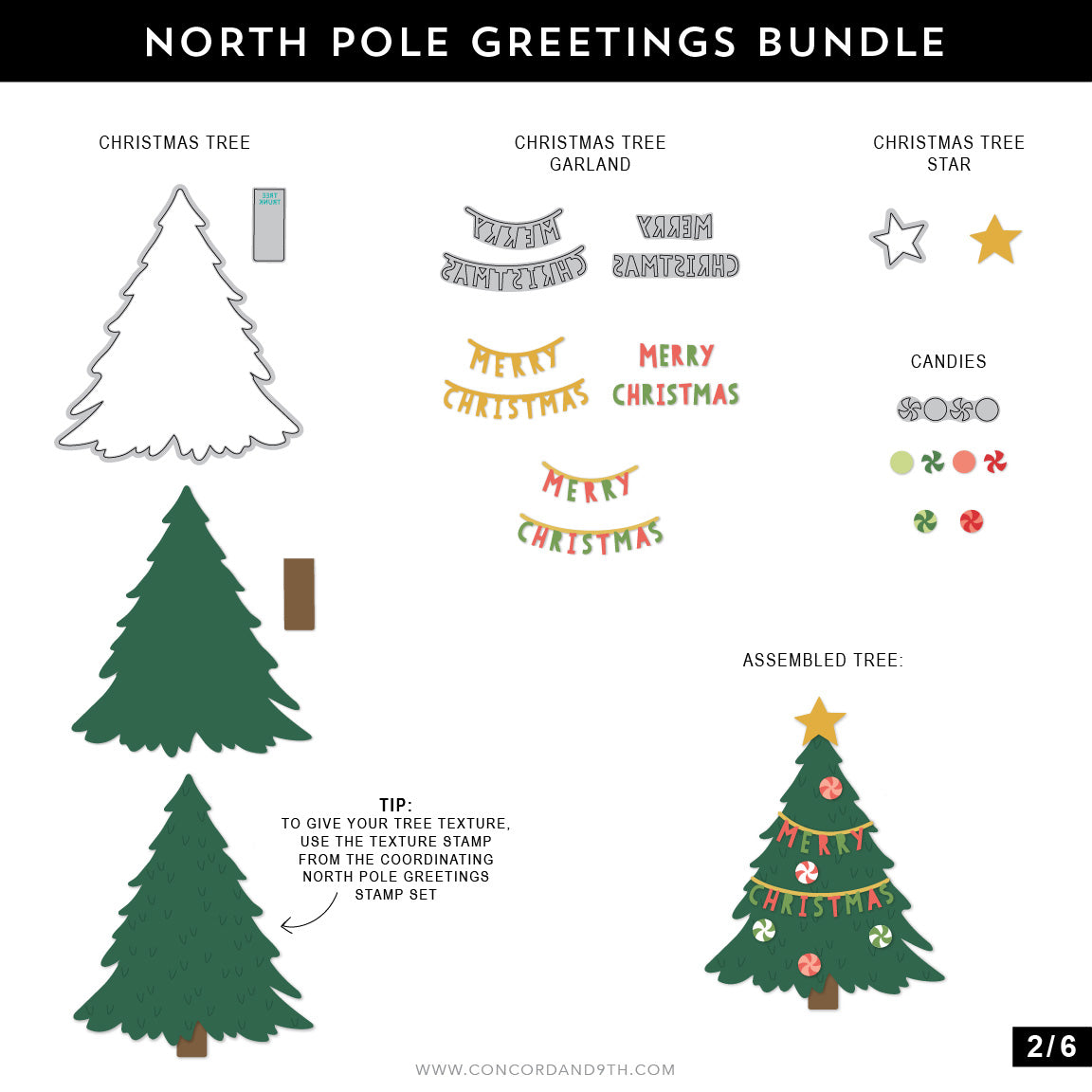 North Pole Greetings Stamp Set