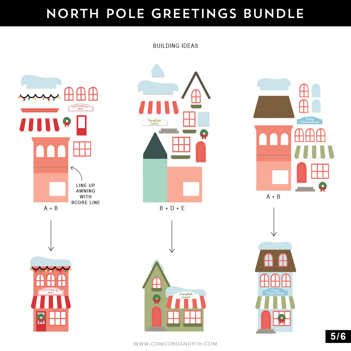North Pole Greetings Stamp Set