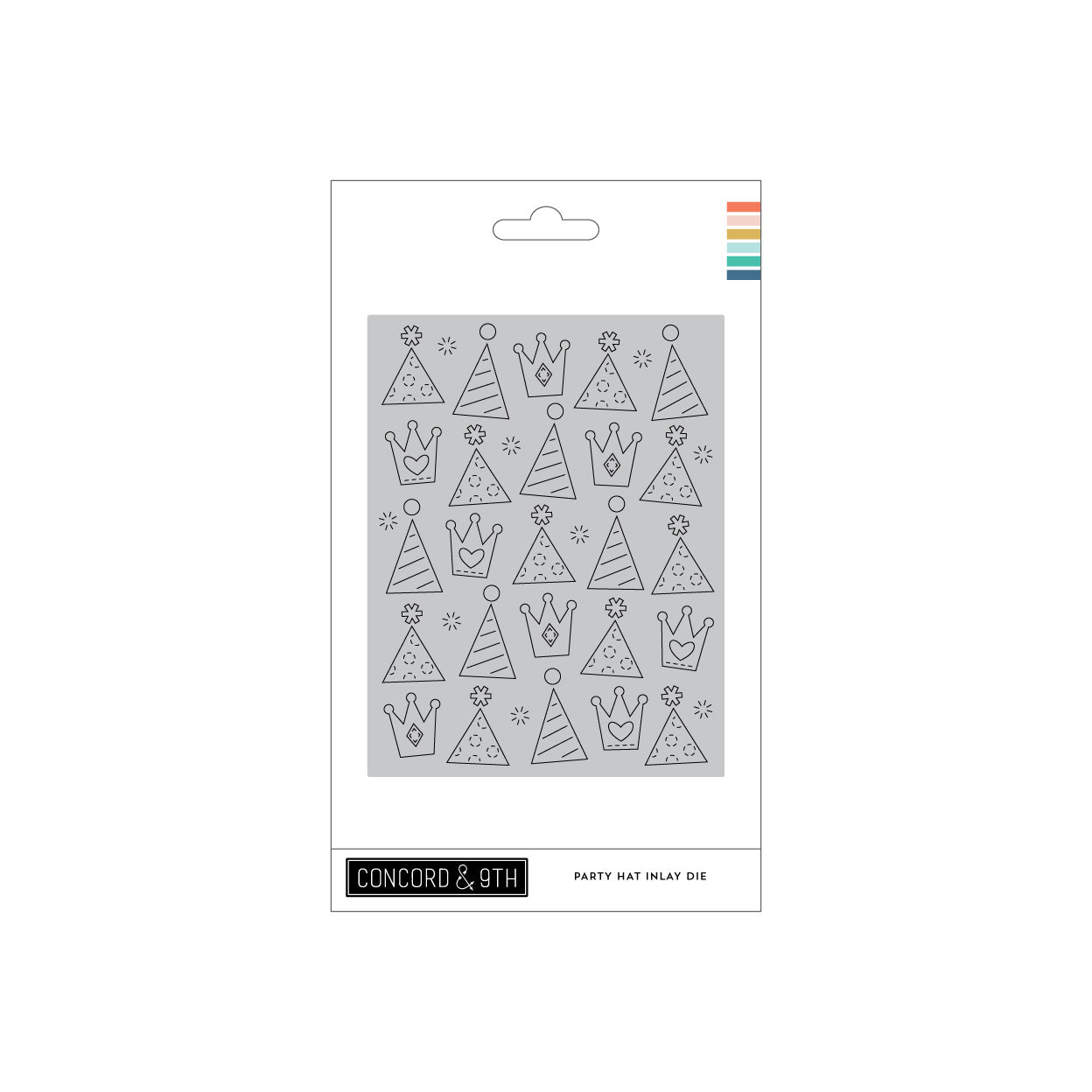 LAST CHANCE: Party Hats Inlay Die