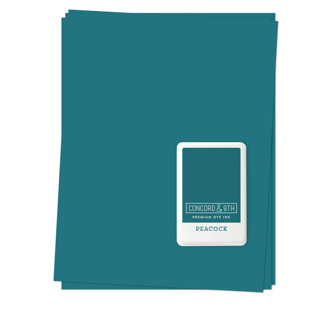 Cardstock: Peacock Ink Pad & Cardstock BUNDLE