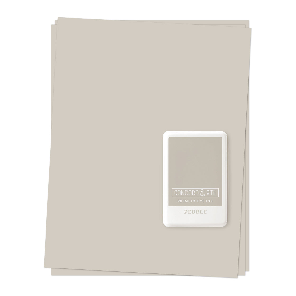 Cardstock: Pebble Ink Pad & Cardstock BUNDLE