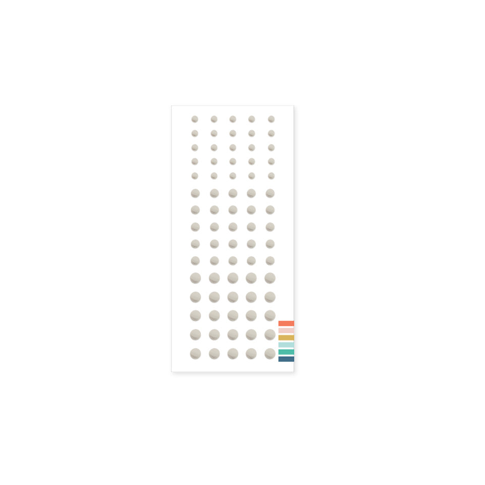 Enamel Dots: Pebble