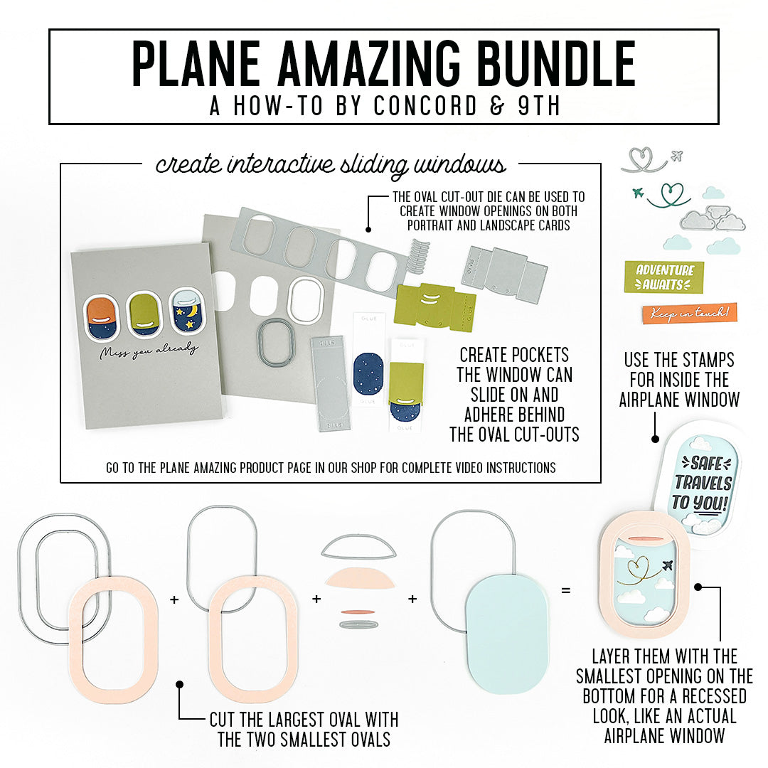 Plane Amazing Stamp Set