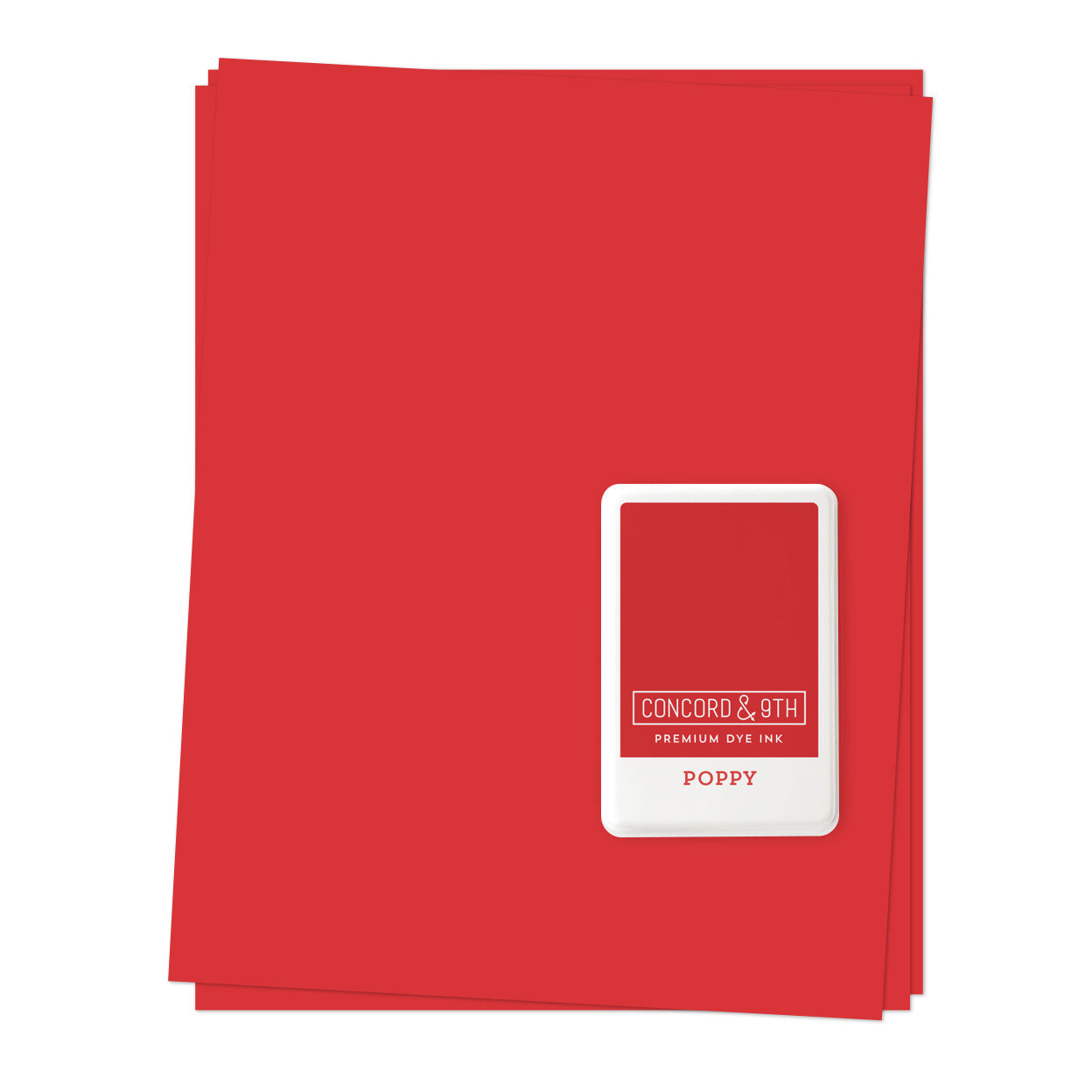Cardstock: Poppy Ink Pad & Cardstock BUNDLE