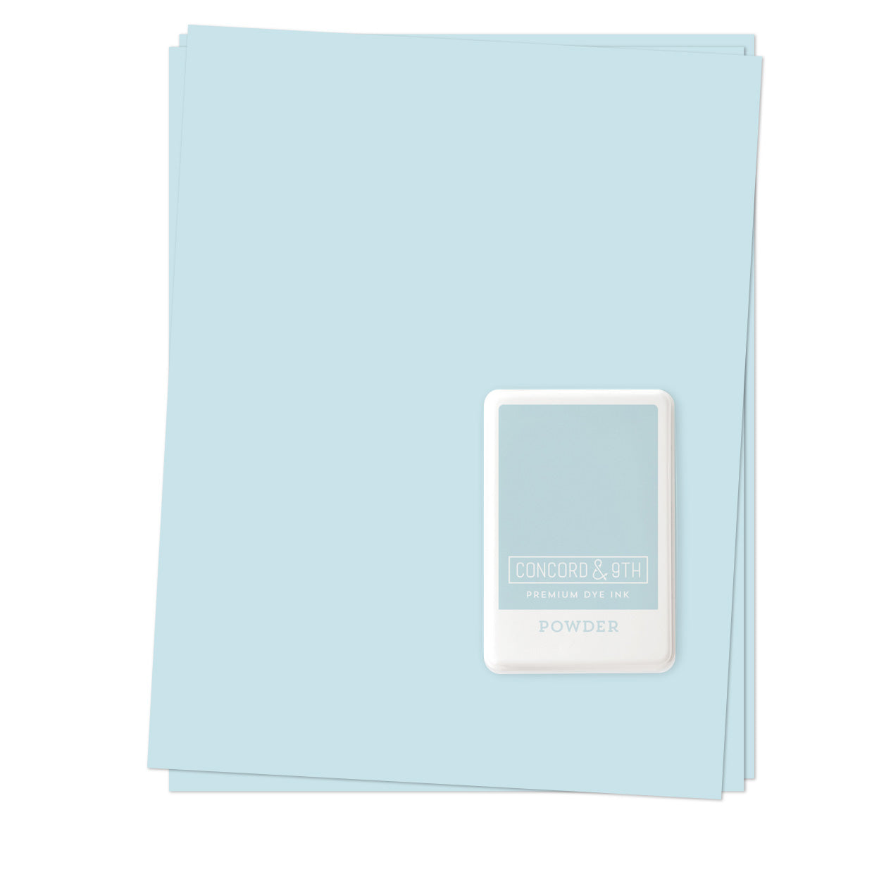 Cardstock: Powder Ink Pad & Cardstock BUNDLE