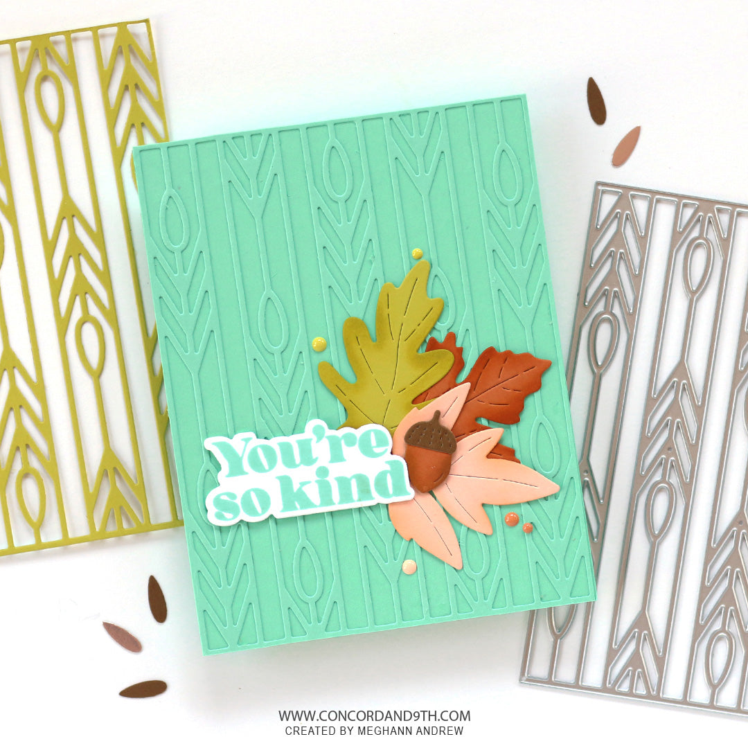 Prairie Wheat Card Front Die