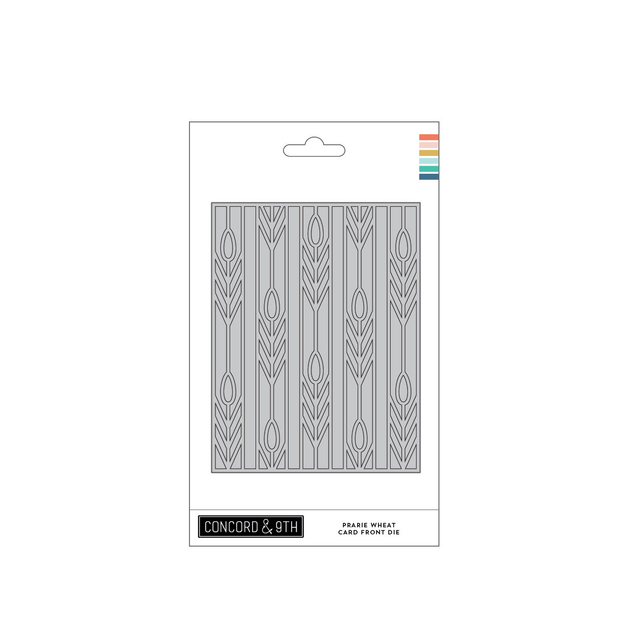 Prairie Wheat Card Front Die